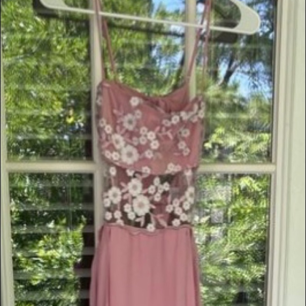 Pink lace